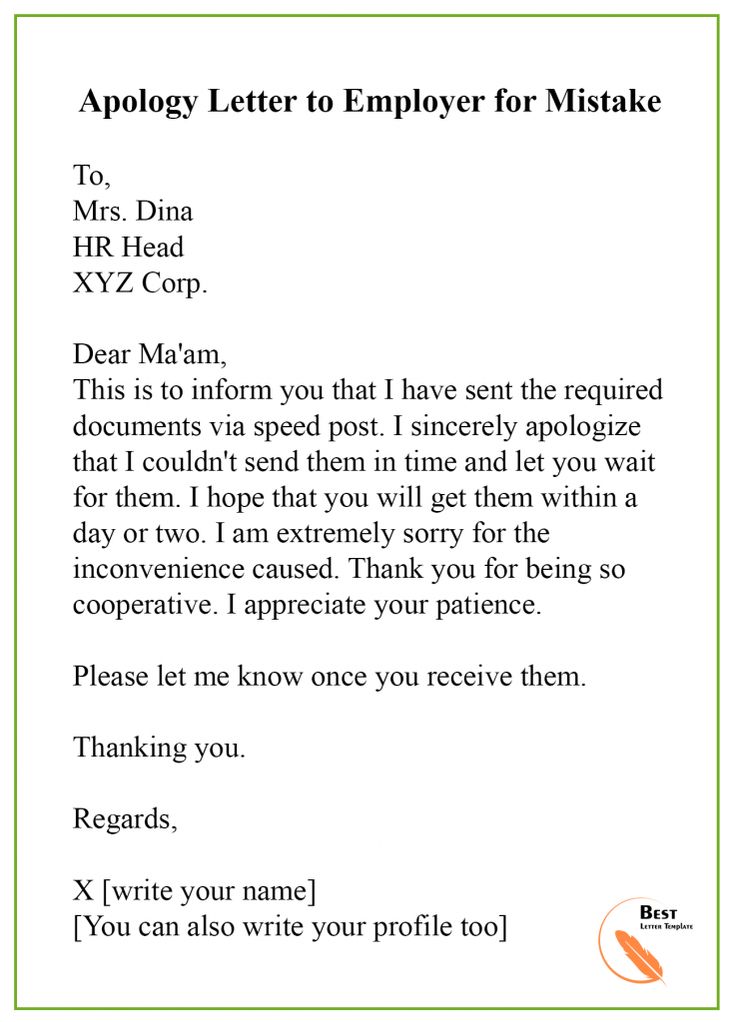 Professional Apology Email Templates