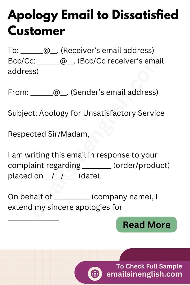 Client Apology Email Templates - Professional Examples