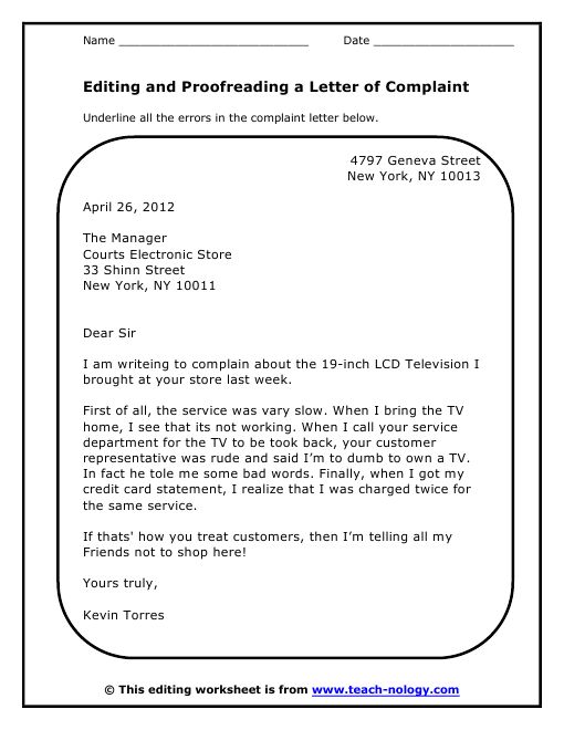 Complaint Email Examples - Formal and Polite Templates