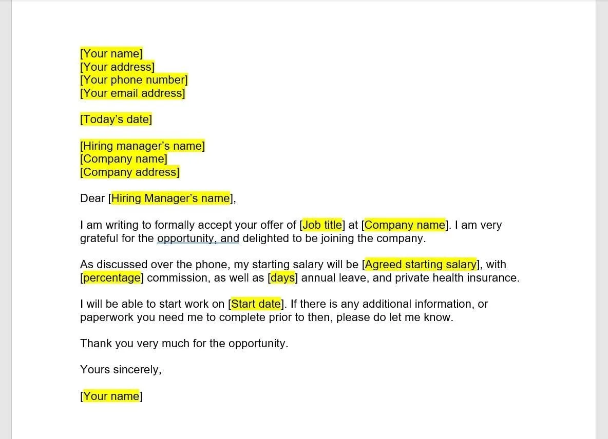 Graceful Job Rejection Response Email Examples
