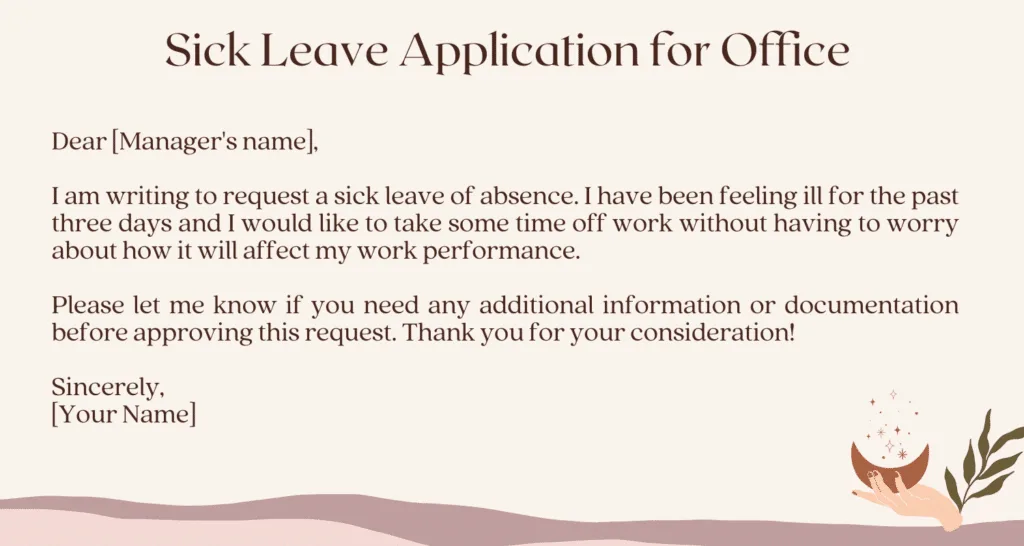 Sick Leave Email to Manager - Professional Examples