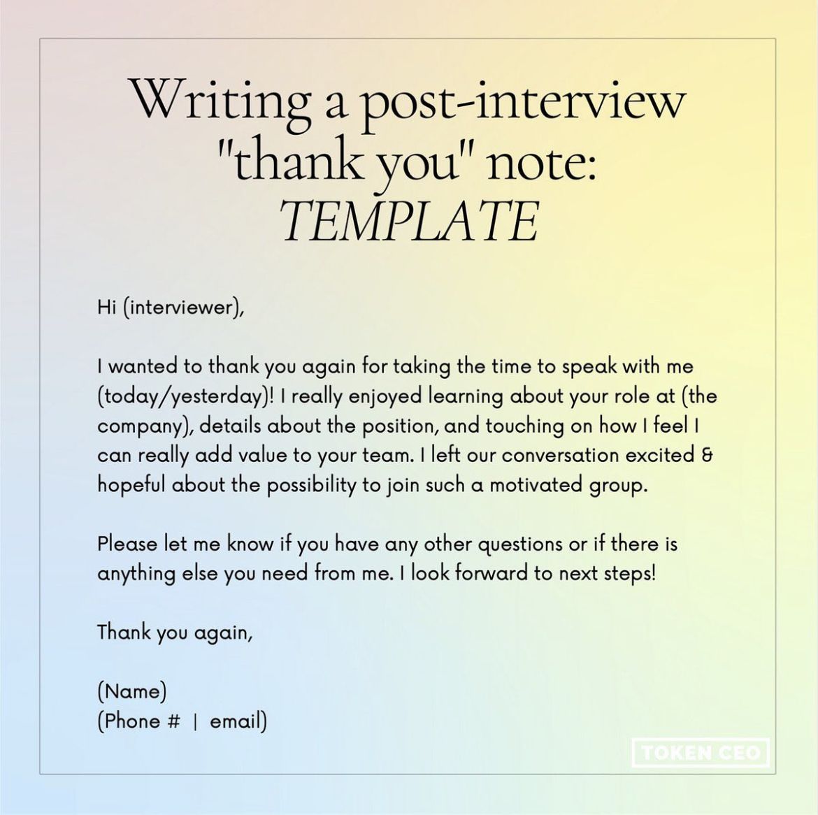 Thank You Letter After Interview: Templates to Impress Thank You Letter After Interview: Templates to Impress