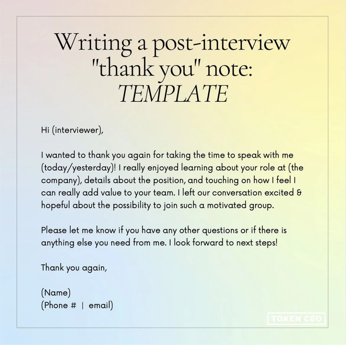 Thank You Letter After Interview: Templates to Impress