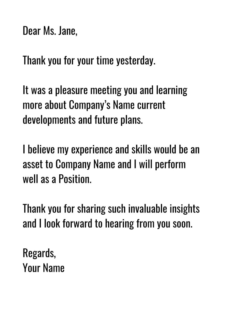 Thank You Letter After Interview: Templates to Impress
