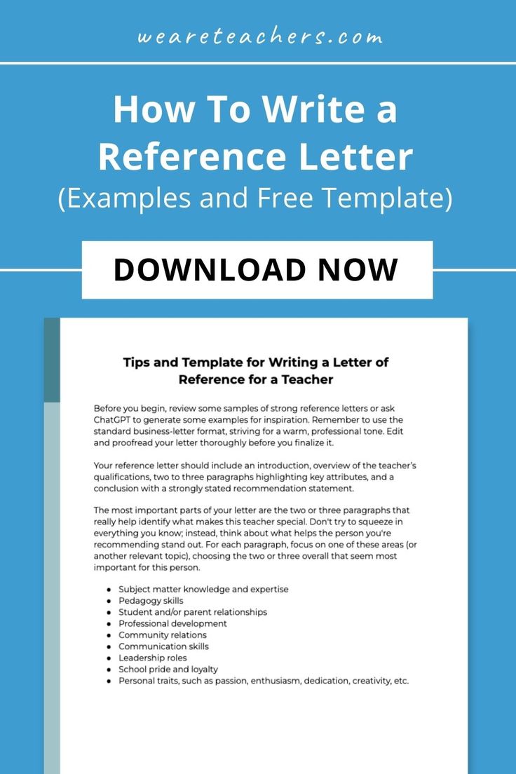 Reference Letter Guide: Writing and Requesting Tips