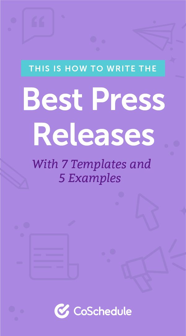 Press Release Template - Format Guide with Examples