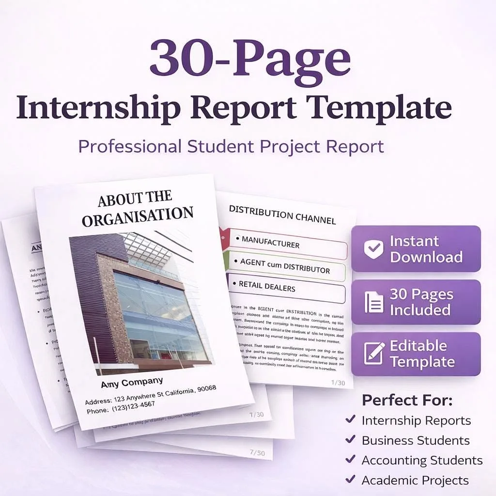 Business Report Writing Guide with Template