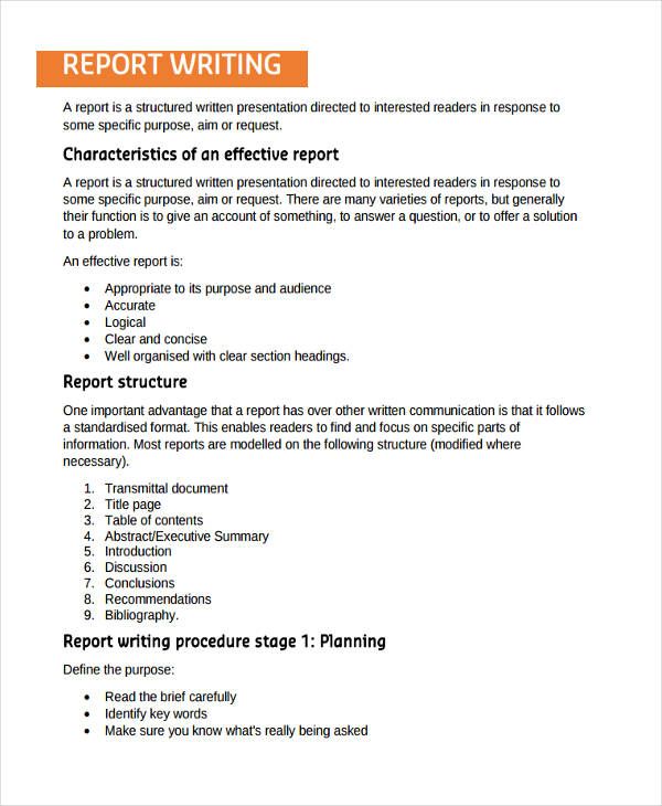 Writing a Professional Business Report - A Guide