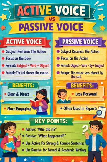 Active vs Passive Voice: Examples and Rules Explained