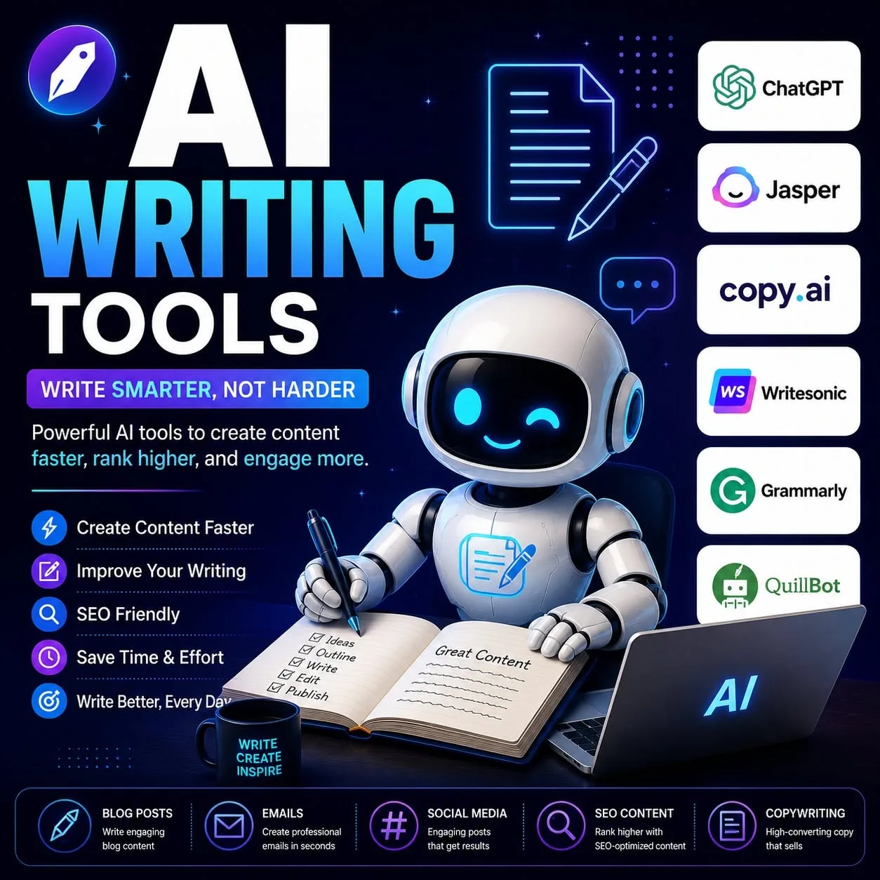 Best AI Email Writer - Top 10 Tools Ranked