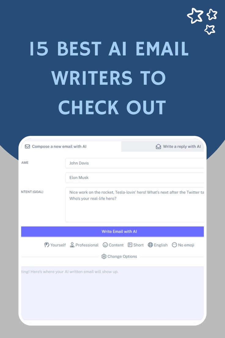Best AI Email Writer - Top 10 Tools Ranked
