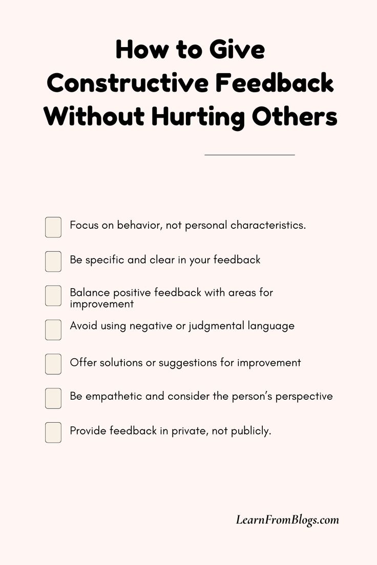 How to Give Feedback Without Damaging Relationships