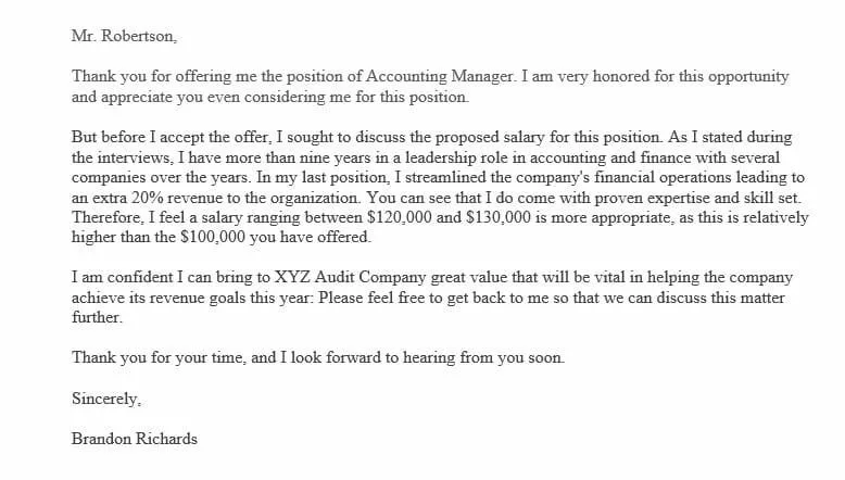 Salary Expectation Email Templates for Job Applications