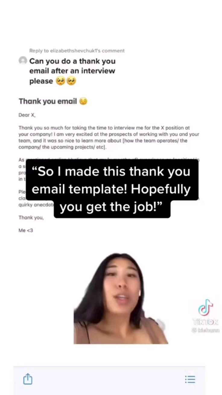 Thank You Email After Job Interview Same Day
