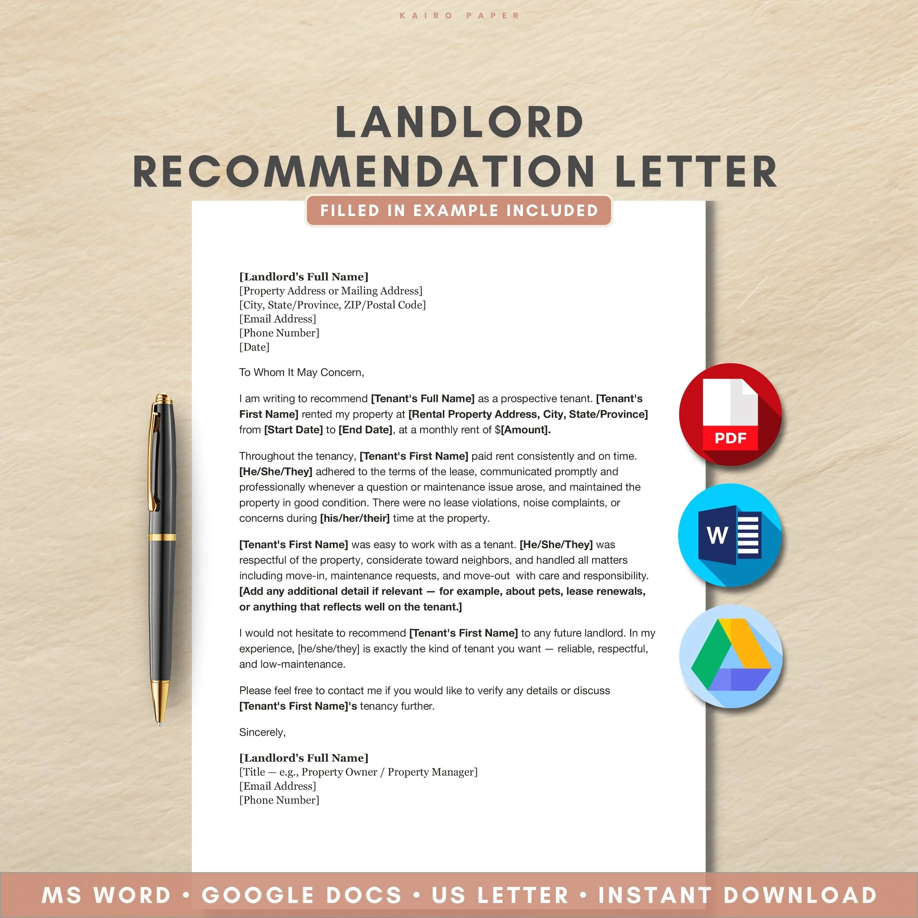Formal Complaint Letter to Landlord - 10+ Templates