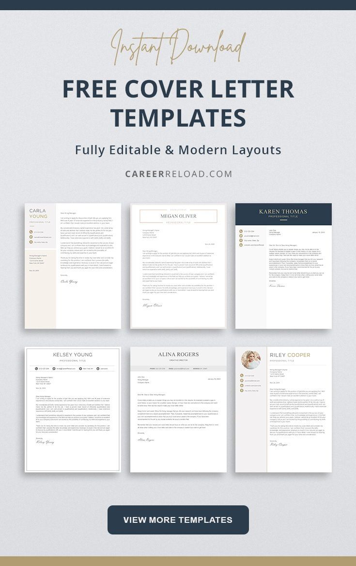 Cover Letter Templates for Career Change