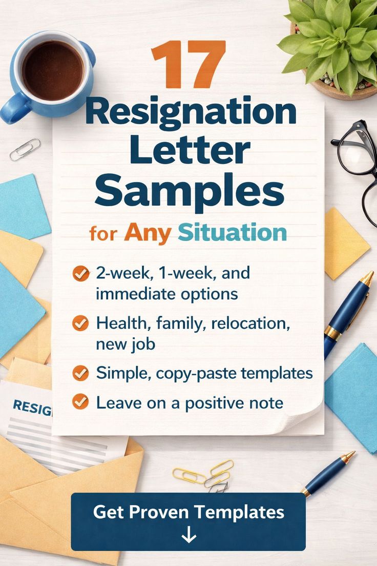 Immediate Resignation Letter Templates for Quick Resignation