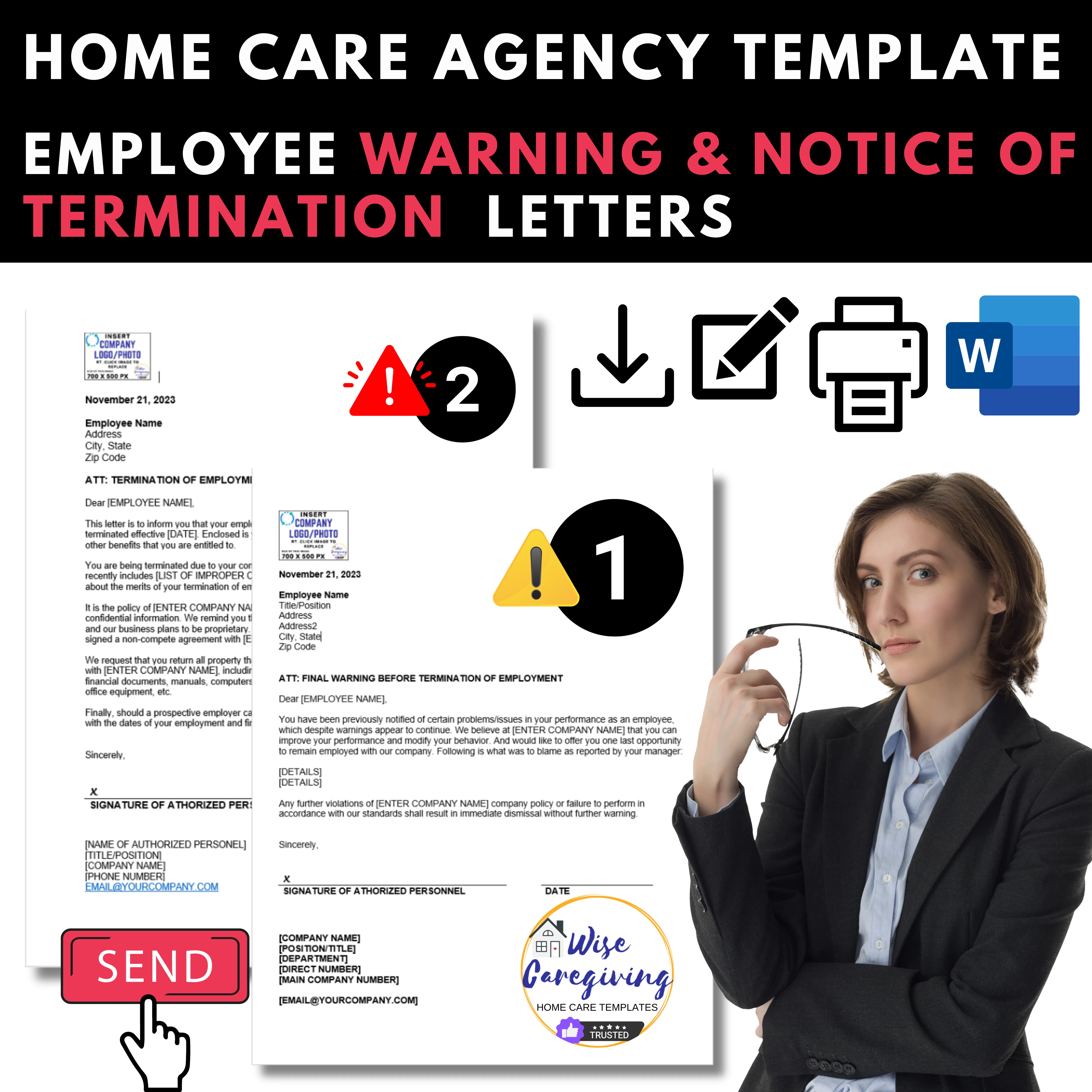 Employee Termination Letter for Cause - 10 Templates