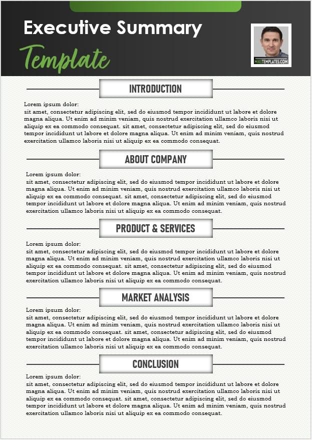 Business Plan Executive Summary - Examples and Templates