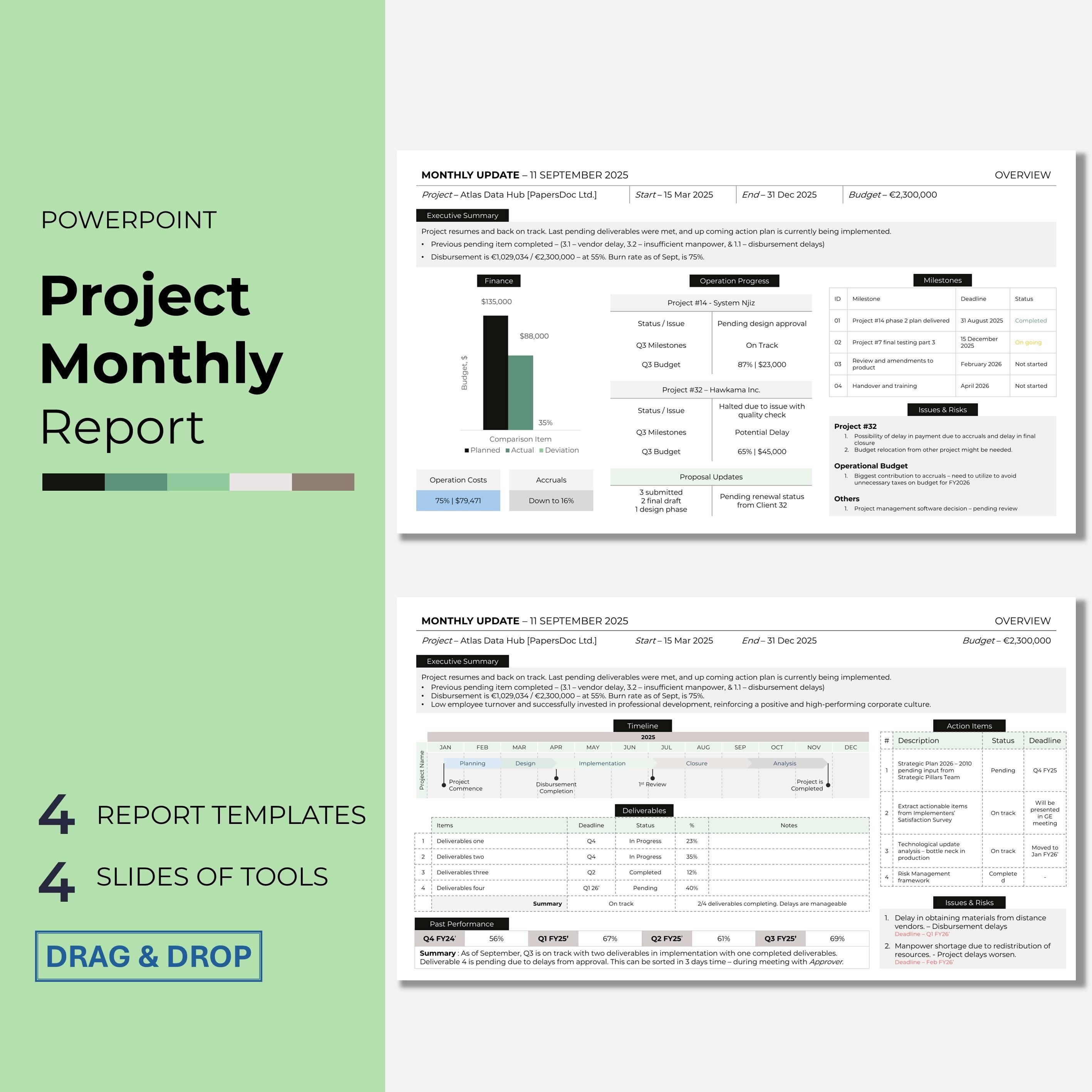 Executive Status Report Templates for Busy Executives