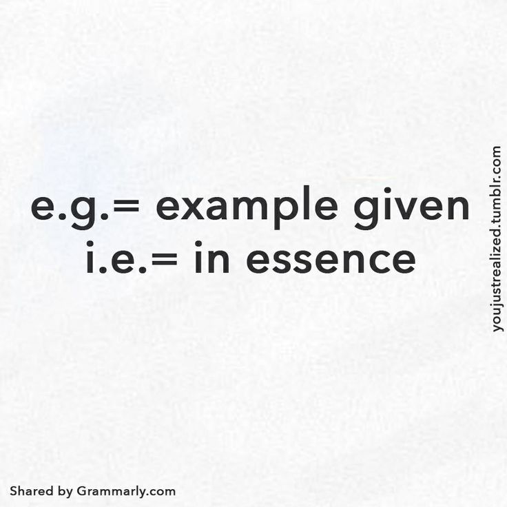e.g. vs i.e.: How to Use These Latin Abbreviations Correctly