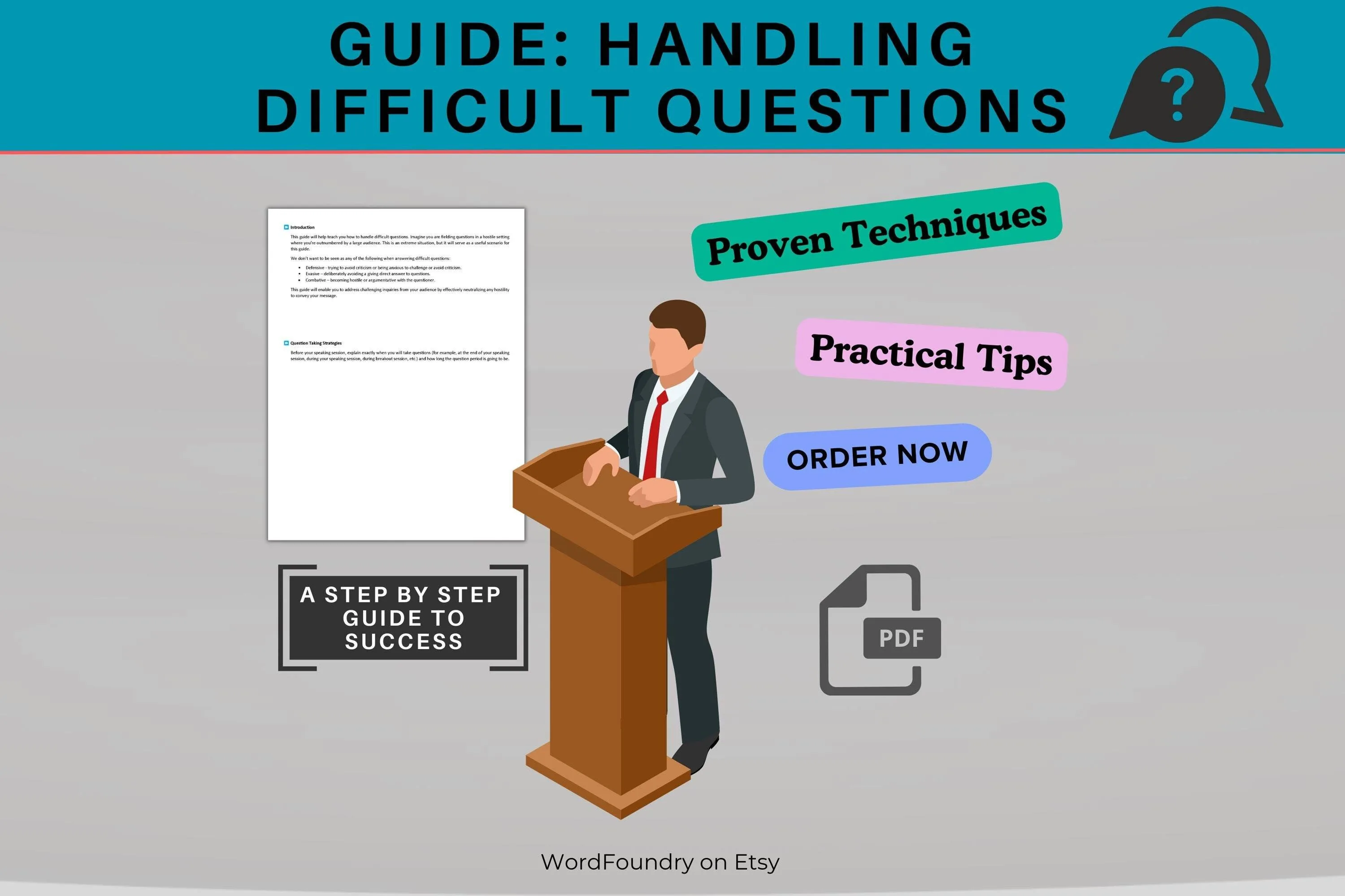 Handling Hostile Questions in Presentations