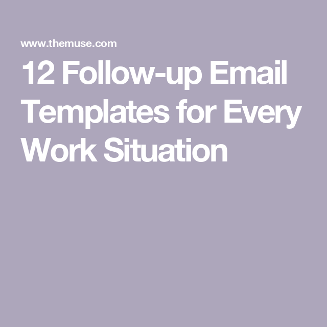 Follow-Up Email Templates That Get Responses Follow-Up Email Templates That Get Responses