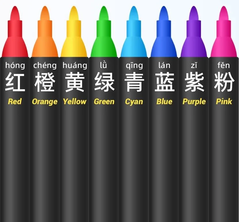 Chinese Colors and Adjectives: Descriptions Reference