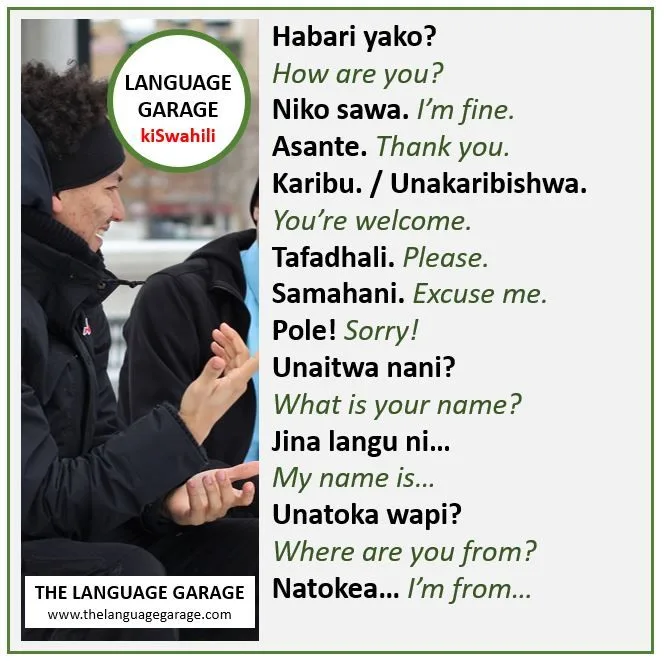 Swahili Common Phrases for Everyday Conversations